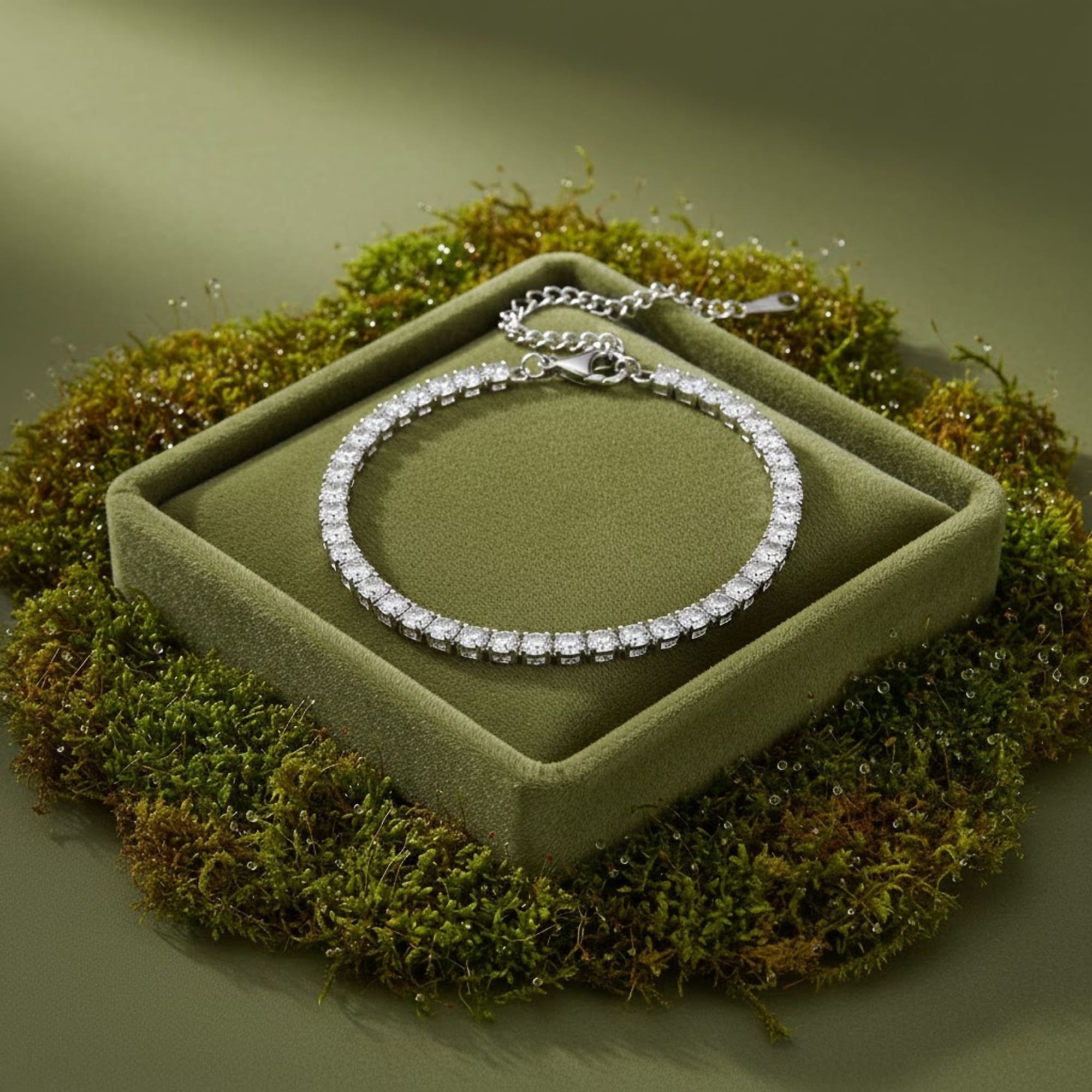 Arena Crystal Tennis Bracelet Embellished with SWAROVSKI® Crystals - Image 4