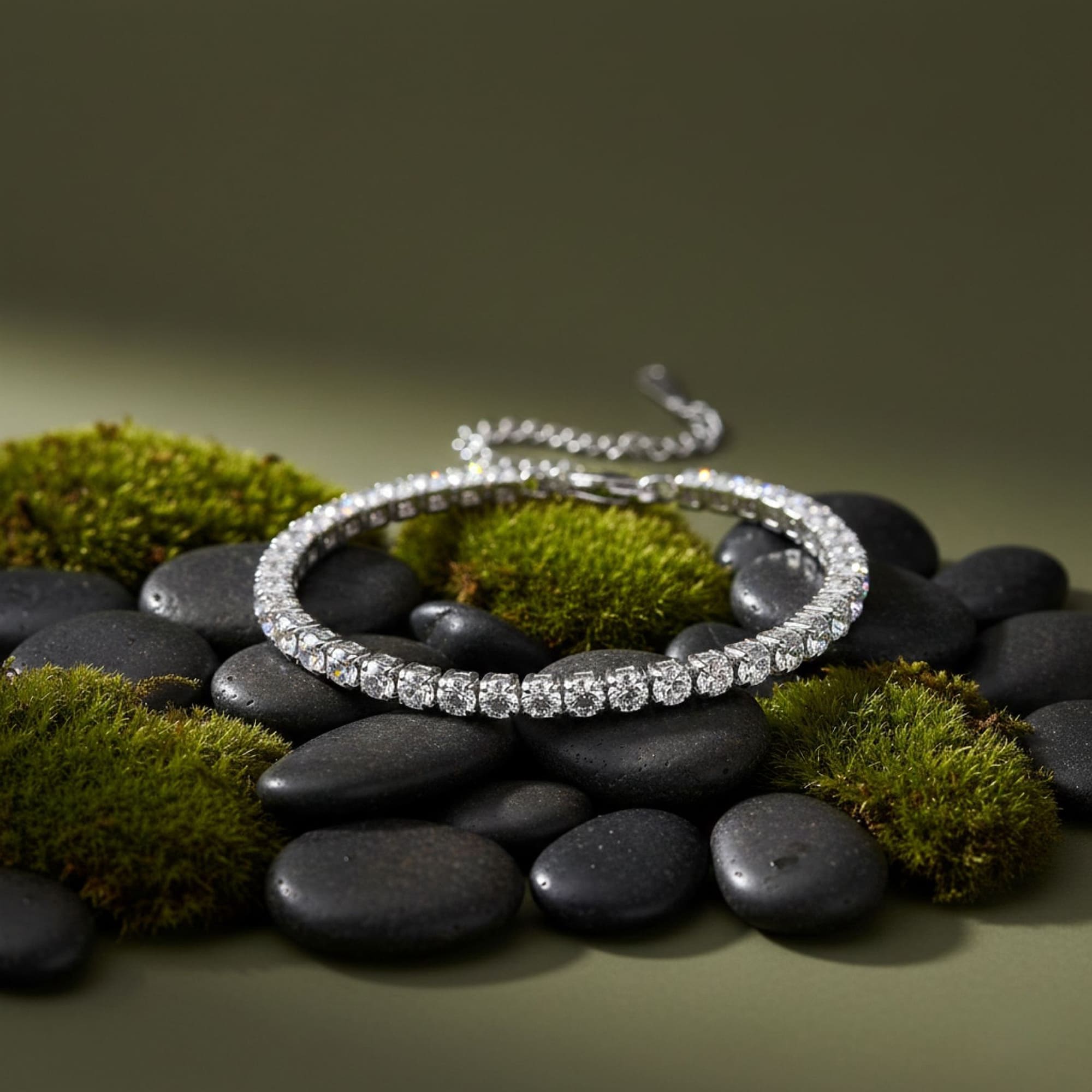 Arena Crystal Tennis Bracelet Embellished with SWAROVSKI® Crystals - Image 2