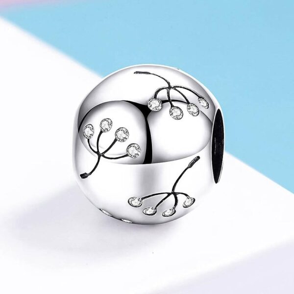 Solid 925 Sterling Silver Dandelions Pandora Inspired Charm - Image 4
