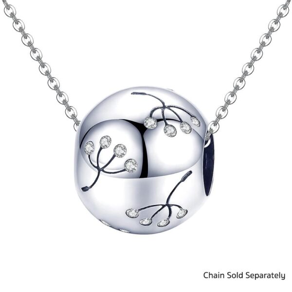 Solid 925 Sterling Silver Dandelions Pandora Inspired Charm - Image 5