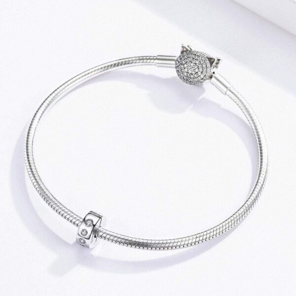 Solid 925 Sterling Silver Edge Pandora Inspired Charm - Image 2