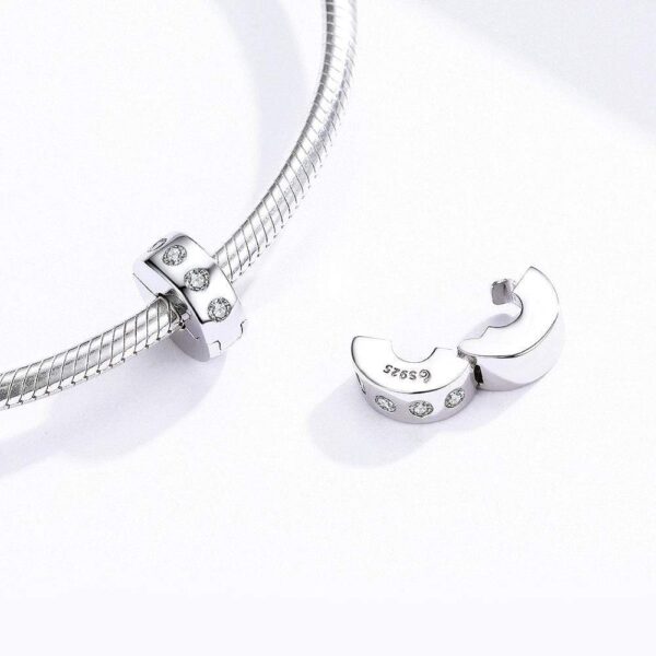 Solid 925 Sterling Silver Edge Pandora Inspired Charm - Image 3