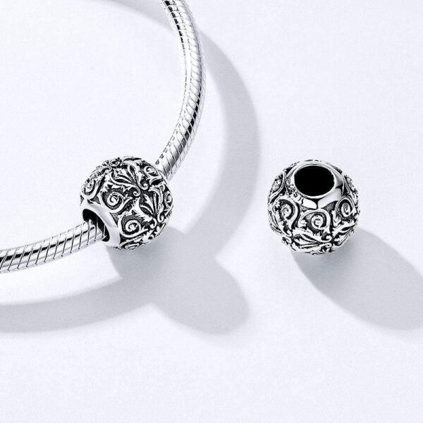 Solid 925 Sterling Silver European Amour Charm - Image 2