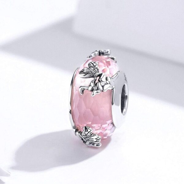 Solid 925 Sterling Silver Blush Pink Charm - Image 4