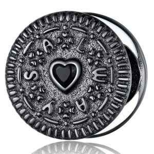 Solid 925 Sterling Silver ALWAYS Chocolate Biscuit Pandora Inspired Charm