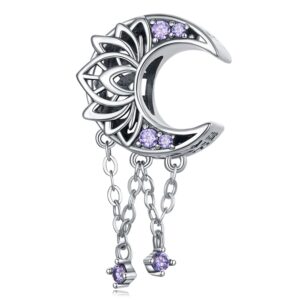 Solid 925 Signature Silver Akhira Moon Goddess Charm