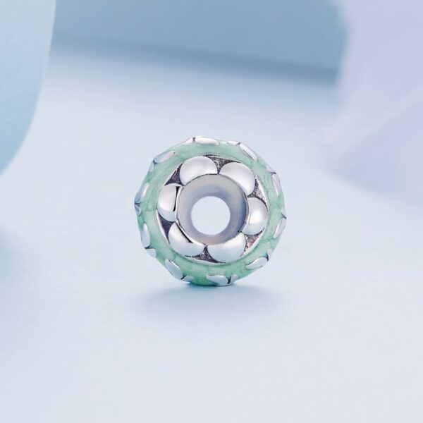 Solid 925 Signature Silver Lucy Sky Blue Charm - Image 3