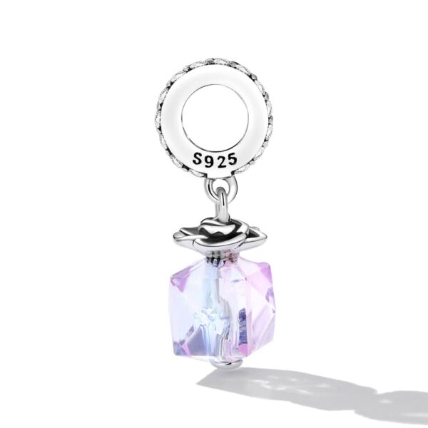 Solid 925 Signature Silver Magic Cuboid Charm - Image 3