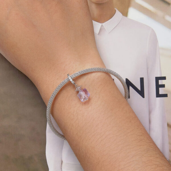Solid 925 Signature Silver Magic Cuboid Charm - Image 5