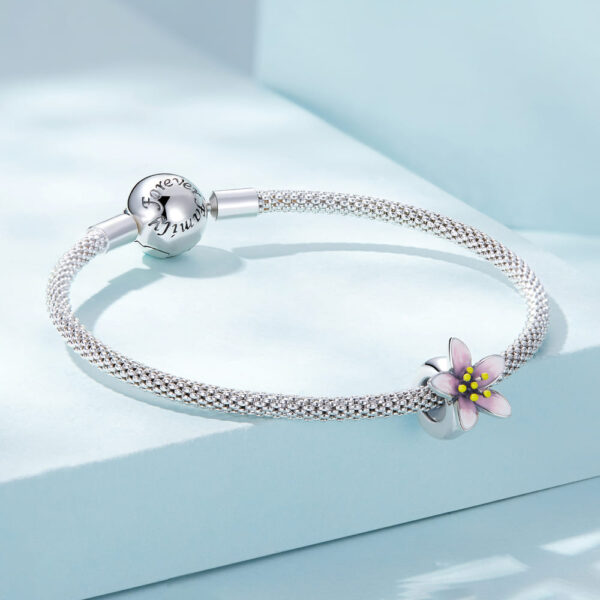Solid 925 Signature Silver Gift Of Sakura Charm - Image 3