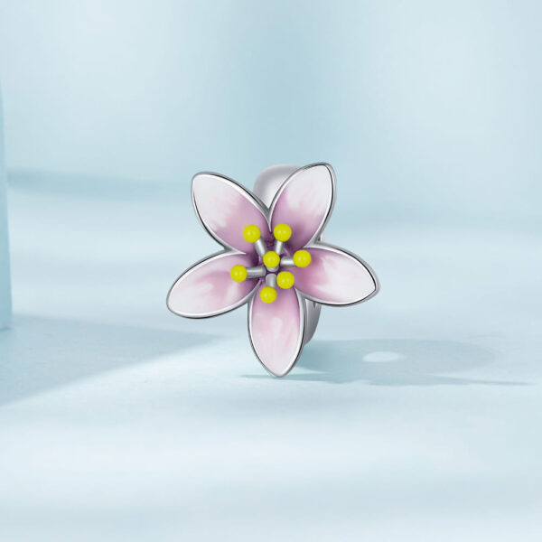 Solid 925 Signature Silver Gift Of Sakura Charm - Image 4