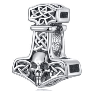 Solid 925 Signature Silver Pirate's Missing Anchor Charm