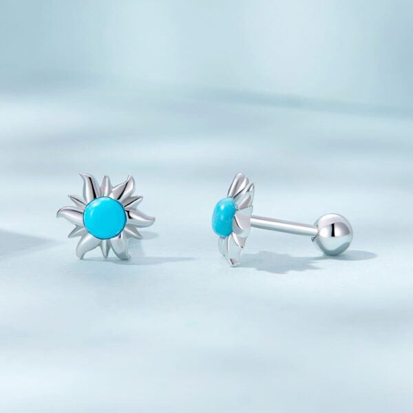 Sunday Sun Ray Stud Earrings - Image 2