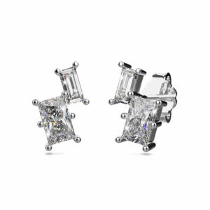Solid 925 Signature Silver Stellar Stud Earrings
