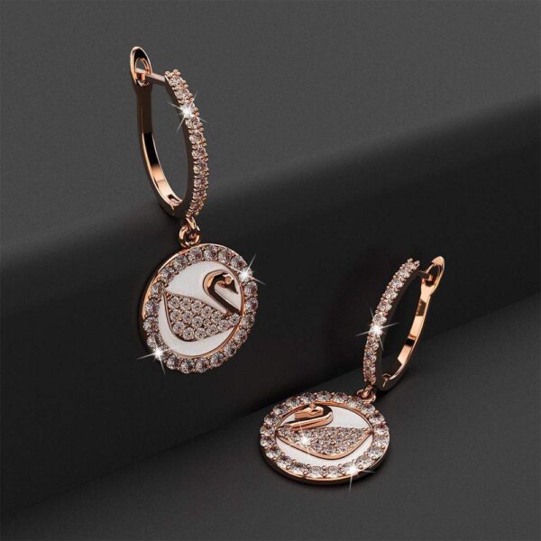 Swanna Bloom Earrings Clear - Image 2