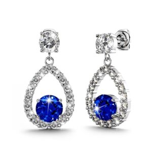 Fenella Bloom Earrings in Sapphire