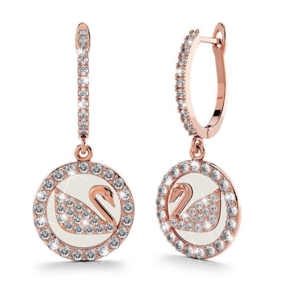 Swanna Bloom Earrings Clear