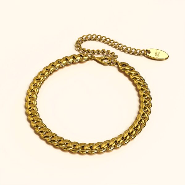 Dunhill Link Chain Bracelet in Gold - Image 3