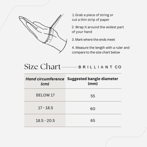 Bellatrix Star Rose Gold Layered Bangle - Image 6