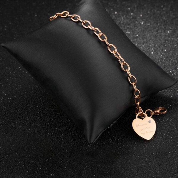 Forever You'Re My Lover Bracelet Rose Gold - Image 3