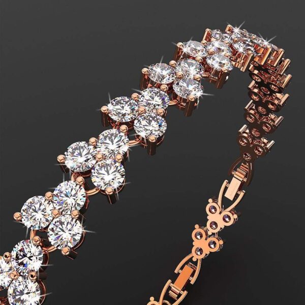 Sakura Sparkling Zirconia Bracelet - Image 3