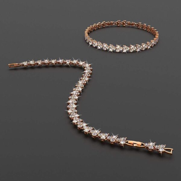 Sakura Sparkling Zirconia Bracelet - Image 4