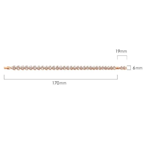Sakura Sparkling Zirconia Bracelet - Image 5