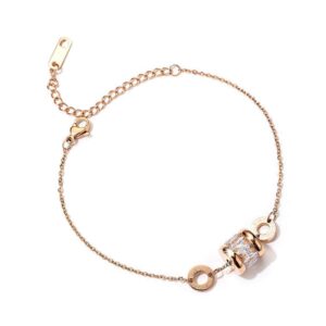 Minimalist BVLOVED Crystal Charm Bracelet
