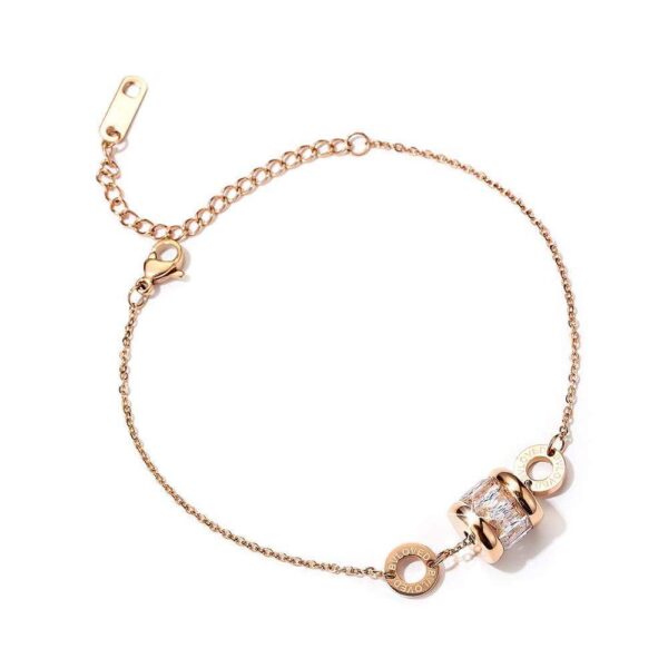 Minimalist BVLOVED Crystal Charm Bracelet