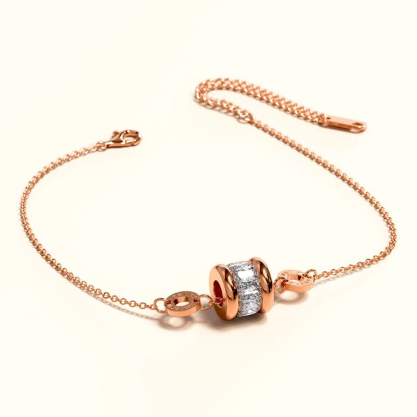 Minimalist BVLOVED Crystal Charm Bracelet - Image 2