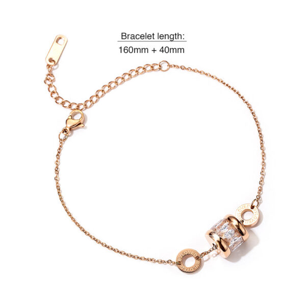Minimalist BVLOVED Crystal Charm Bracelet - Image 7