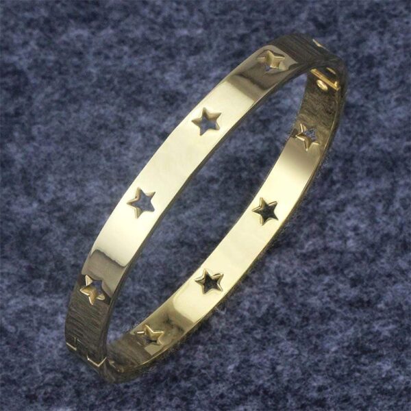 Bellatrix Star Gold Layered Bangle - Image 2