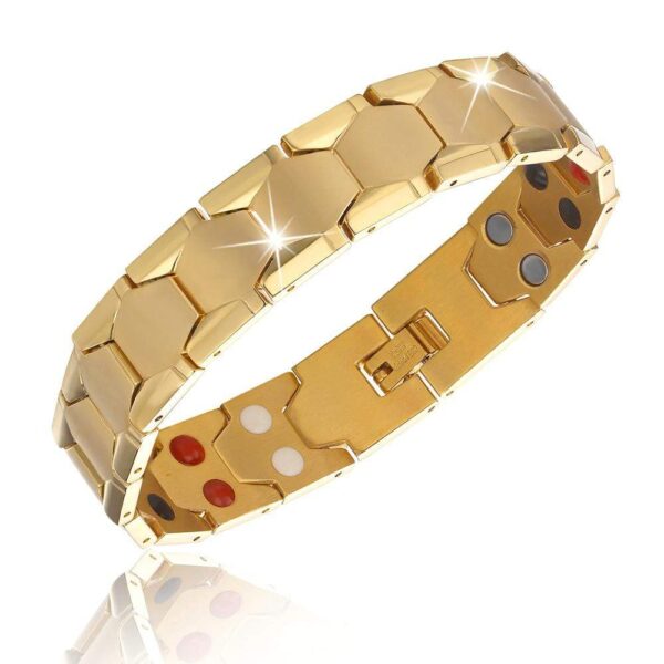 Watch Band Chunky Stack Gold Layered Bracelet