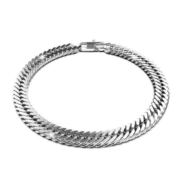 Twirland High Polish Stainless Steel Chain Bracelet - Image 2