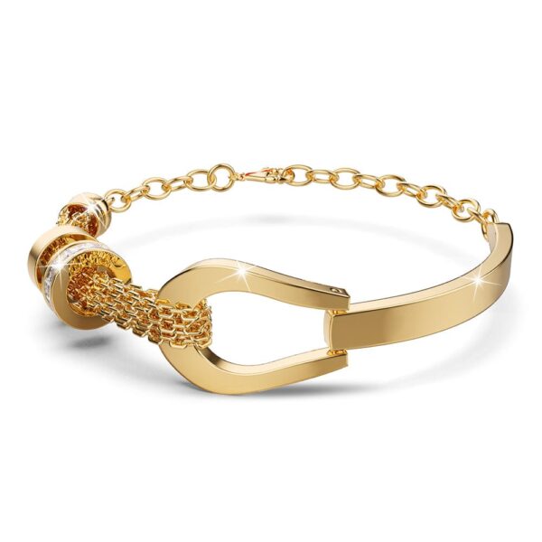 Knot Jewellery Gold Layered Stainless Steel Bracelet - Image 2