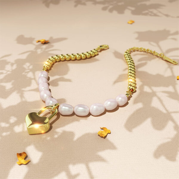 Carlisle Heart-Lock Pendant Bracelet - Image 4