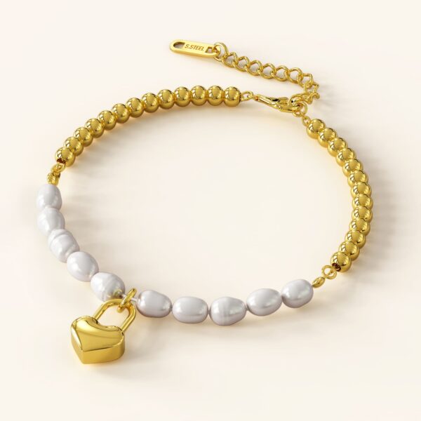 Carlisle Heart-Lock Pendant Bracelet - Image 3