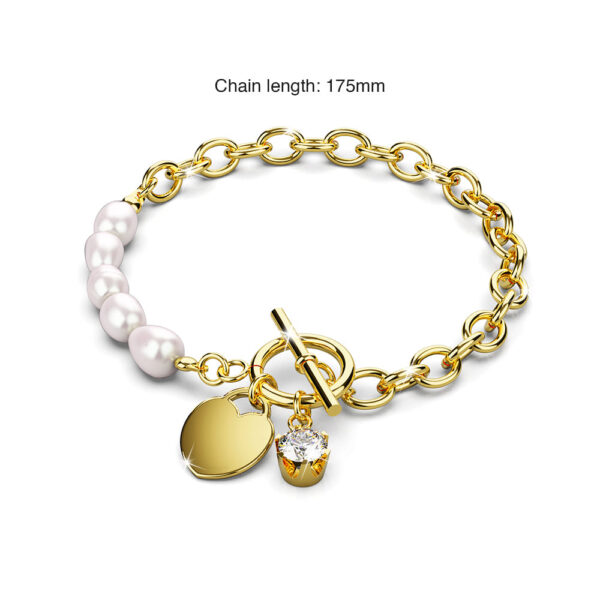 Elan Heart T-lock Toggle Bracelet - Image 6