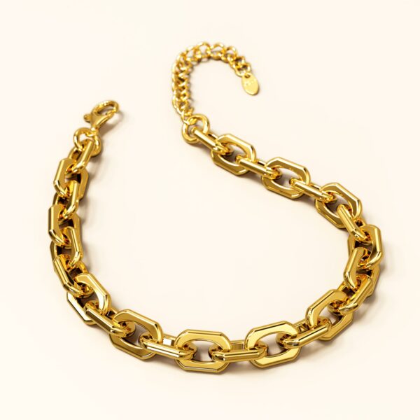 Cable Chain link Bracelet - Image 3