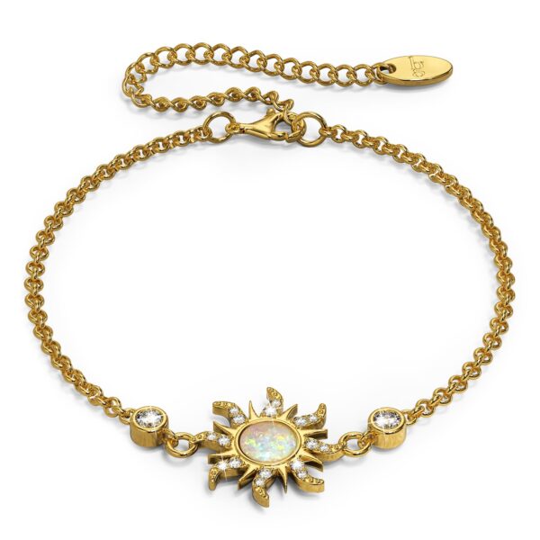 Celestial Opal Sun Bracelet