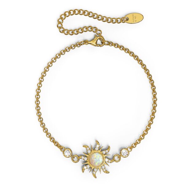 Celestial Opal Sun Bracelet - Image 2