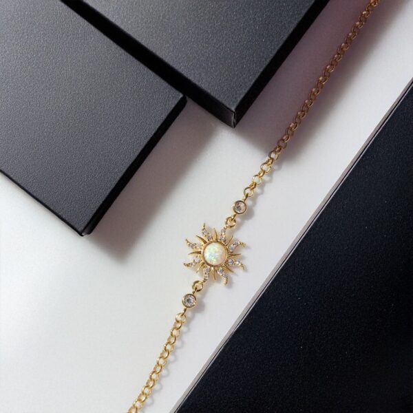 Celestial Opal Sun Bracelet - Image 4