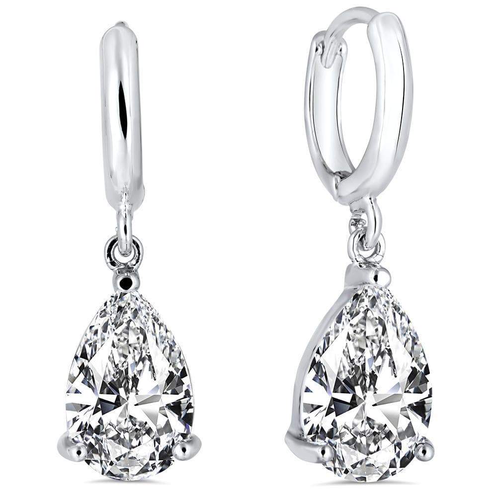 Pear Shape Drop Earrings