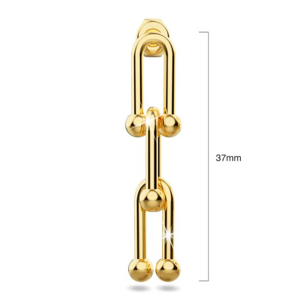 Bitsy Gold Dangle Earrings - Image 6