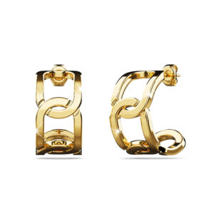 Stellar Bullion Fusion Huggie Earrings