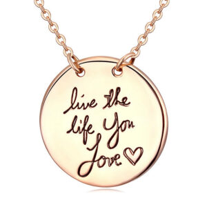 Live The Life You Love Necklace