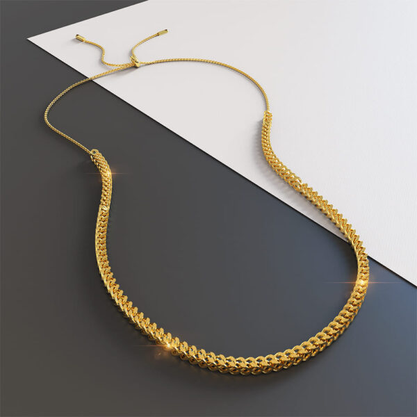 Janet Corsetted Chain Necklace - Image 2