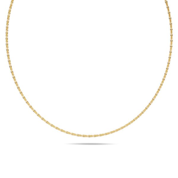Khloe Chain Link Necklace in Gold - Image 2