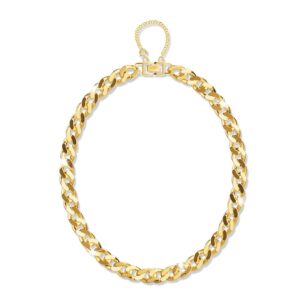 Veneta Link Necklace in Gold