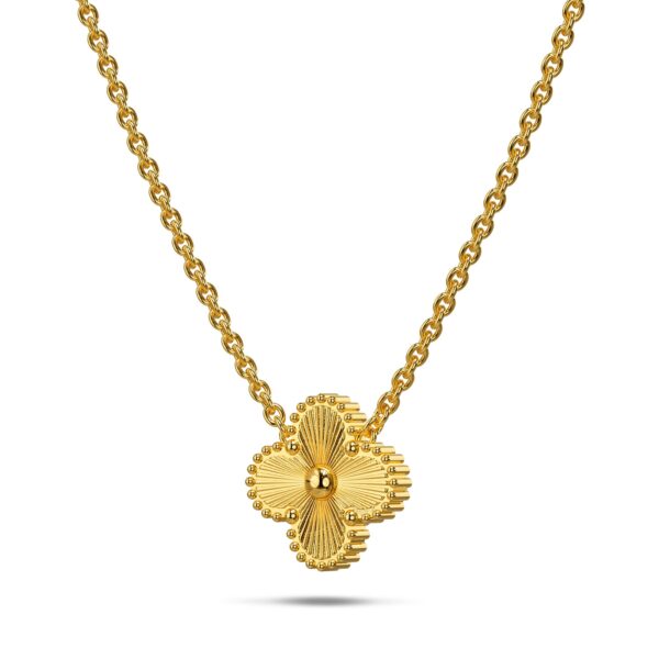 Golden Clover Necklace - Image 2